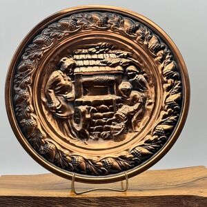 Coppercraft Guild Taunton Mass Wall Hanging Family at the Well